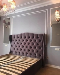 Bedroom interior with carriage bed