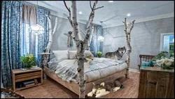 Лясная спальня дызайн