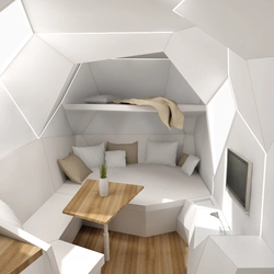 Bedroom pentagonal design