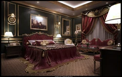 Rich bedroom design