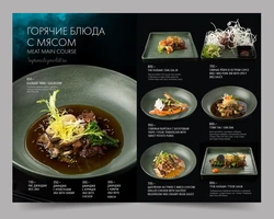 Kitchen menu design