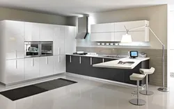 Kitchen design silver