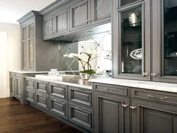 Kitchen design silver