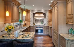 Baked kitchen design