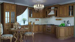 Дизайн кухни кедр