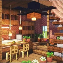 Minecraft kitchen design