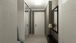 Hallway design in euro-room apartment