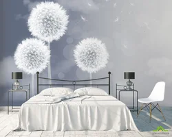 Dandelions ilə yataq otağı dizaynı