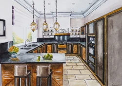 Freehand kitchen design