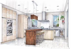 Freehand kitchen design