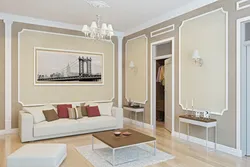 Kitchen design with moldings