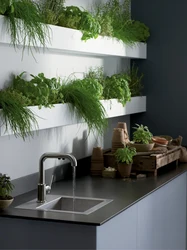 Greenery In The Kitchen Design