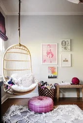 Swing in bedroom design