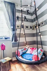 Swing in bedroom design