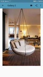 Swing in bedroom design
