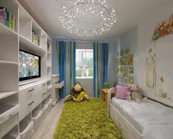 Rectangular children's bedroom design