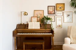 Piano ilə yataq otağı dizaynı