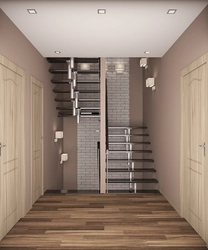 Hallway design for a townhouse