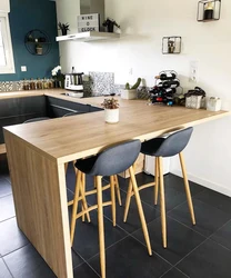 Kitchen design countertop table