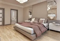 Bedroom design with ledge