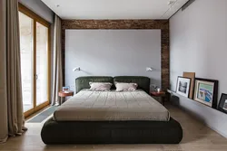 Bedroom design with ledge