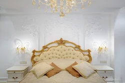 Bedroom design with stucco