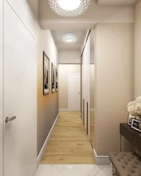 Beams in the hallway design