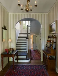 Hallway design in bay window