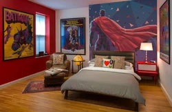 Bedroom design with posters
