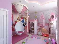 Bedroom design with slide