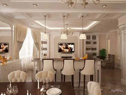 Design living room dining room ceiling