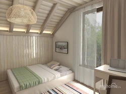 Attic bedroom design lining