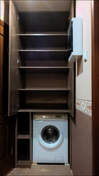 Washing machine in the hallway design