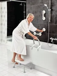 Bathroom design for elderly people