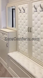 Дизайн прихожей с каретной стяжкой