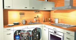 Кухня с газовым баллоном дизайн