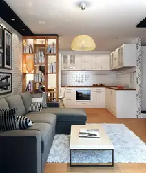 Christmas tree in the kitchen living room design