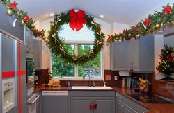 Christmas Tree In The Kitchen Living Room Design