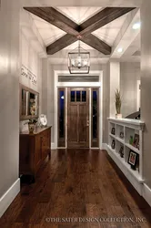 Hallway design with high ceilings