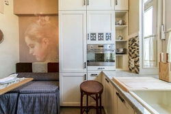 Kitchen Bedroom Design 14 Sq.M.