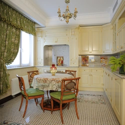Kitchen design in an old building
