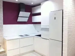 Small kitchen design with hood