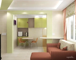 Kitchen Living Room Design In Brezhnevka
