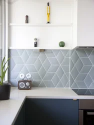 Kitchen design with honeycomb tiles