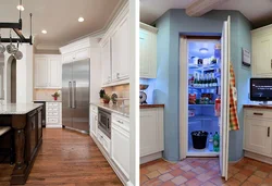 Kitchen design with sharp corners