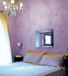 Bedroom Design With Venetian Plaster