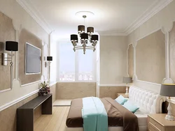 Bedroom design with Venetian plaster