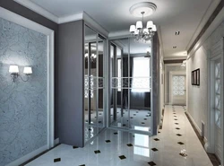Hallway design with mirror door