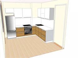 Design of small kitchens with box