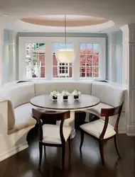 Kitchen Design With Round Window